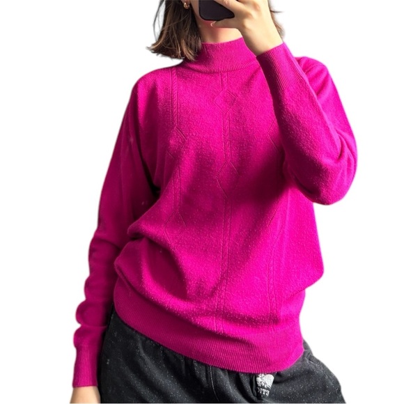 Vintage Sears Mockneck Sweater M - Picture 1 of 6